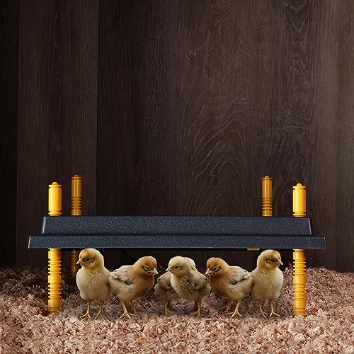 Chick Heating Plate Brooder Plate - 10 Inch Brooder Heat Plate for Chicks and Ducklings with Adjustable Height - view 5