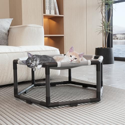 Elevated Cat Hammock Bed, Hexagon Raised Cat Swing Bed Chair Cot - view 6