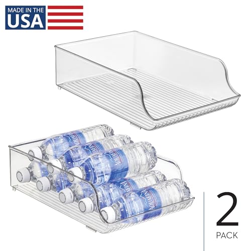 Plastic Water Bottle Organizer, Clear, 2-Pack - view 2