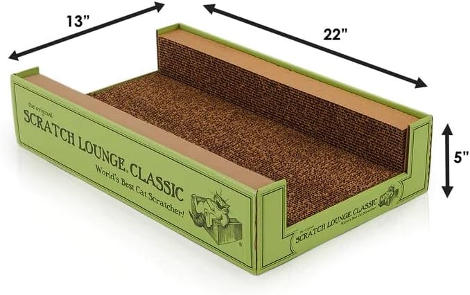 Reversible Cardboard Cat Scratcher with Floor Refill and Catnip - view 6