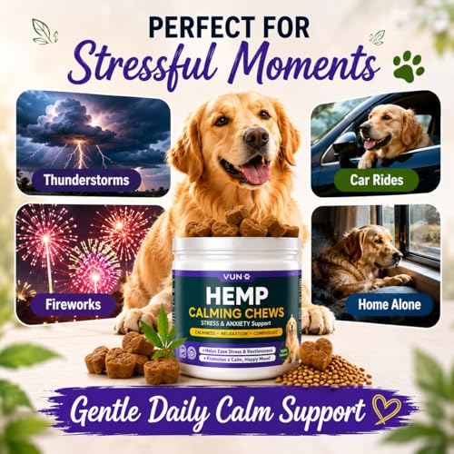 Hemp Calming Chews for Dogs, Advanced Dog Calming Chews melatonin for Dogs - view 5