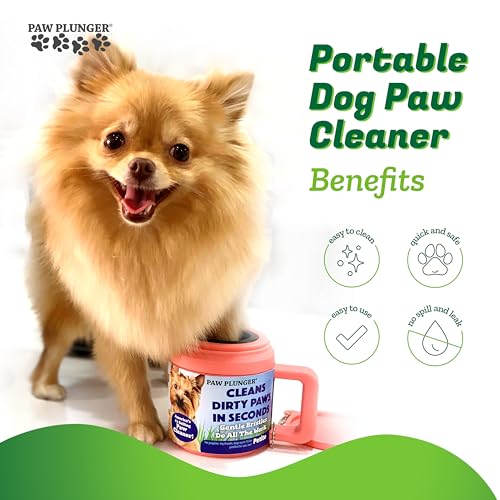 Dog Paw Cleaner - Dog and Puppy Essentials - Portable Dirty Paw Washer - Ideal for Large Dogs - Black - view 2