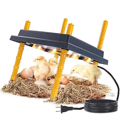 Chick Heating Plate Brooder Plate - 10 Inch Brooder Heat Plate for Chicks and Ducklings with Adjustable Height