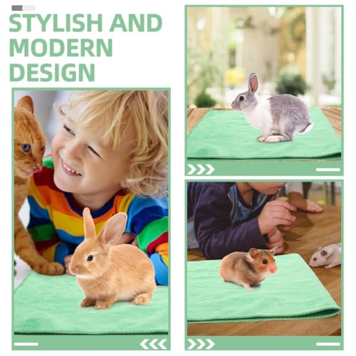 5Pcs Reusable Microfiber PET Blankets for Small Animal Sleep Mat - view 3