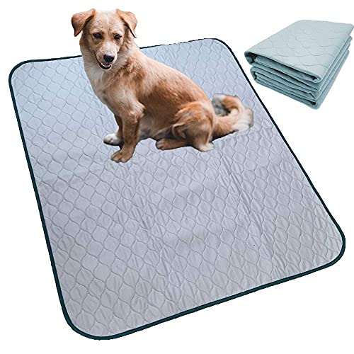 2 Pack 36" x 42" Reusable Dog Whelping Pad/Mat - Reusable Dog Pee Pad - Quilted Fast Absorbing Dog Training Pad Waterproof Puppy Training Pad Dog Housebreaking Absorption Pads - view 3