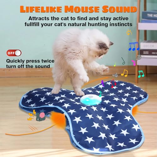 Interactive Cat Toys with Motion-Activated, Chirping Cat Toy - view 4