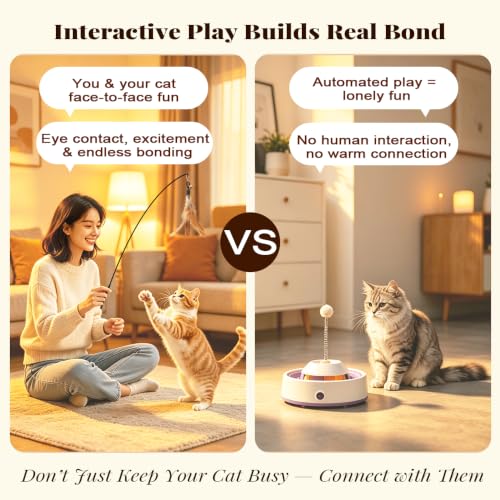 4-Pack Cat Toys for Indoor Cats & Kittens, Interactive Cat Toy - view 5