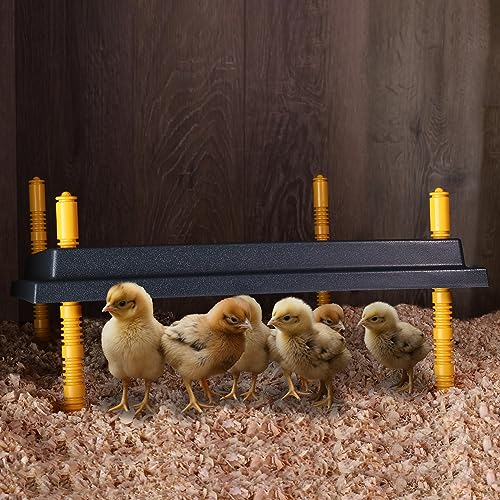 Chick Heating Plate Brooder Plate - 10 Inch Brooder Heat Plate for Chicks and Ducklings with Adjustable Height - view 4