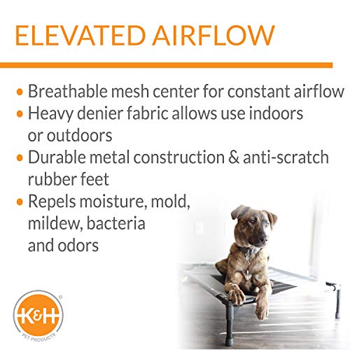 Original Elevated Pet Cot Tan with Microfleece Pad - view 3