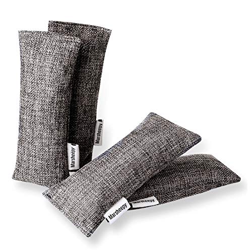 12 Pack Bamboo Charcoal Shoe Deodorizer Insert Bags, Shoe Odor Eliminator
