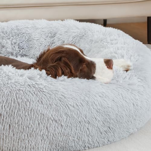 39'' Donut Dog Bed, Calming Dog Bed for Large Sized Dog - view 5