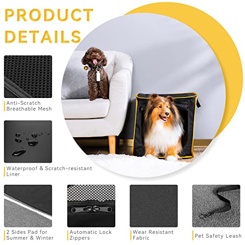 26-in Collapsible Soft Dog Crate for Car Travel - view 3