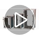 Wall Model | Cat & Dog Doors | Adjustable Tunnel Fits Up to 10" Wide Walls | Energy Efficient Double Vinyl Flaps | Locking Security Cover | Skilled Install Required | Steel Corners - view 7