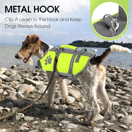 XS Dog Life Jacket, Puppy Life Vest for Swimming, Cat Swim Vest - view 5