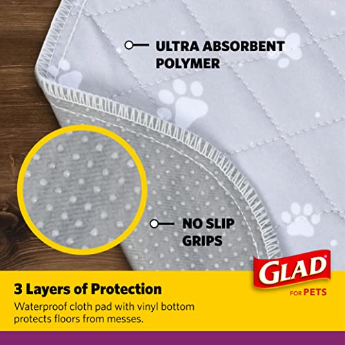 For Pets, Washable Pee Pads, Reusable Dog Pads, 24x36 In, 2 Count - view 5