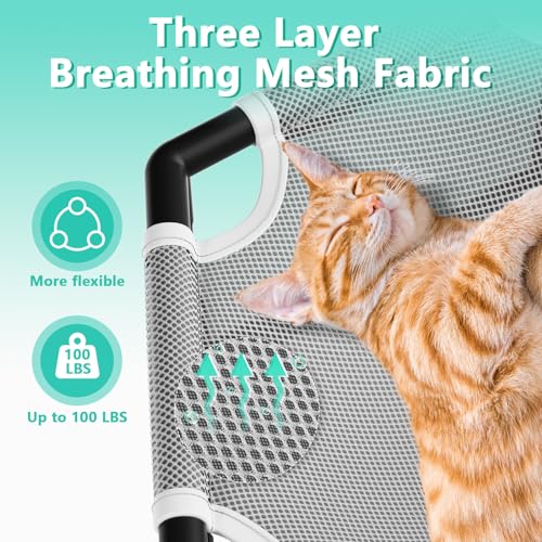 Elevated Cat Hammock Bed, Hexagon Raised Cat Swing Bed Chair Cot - view 2