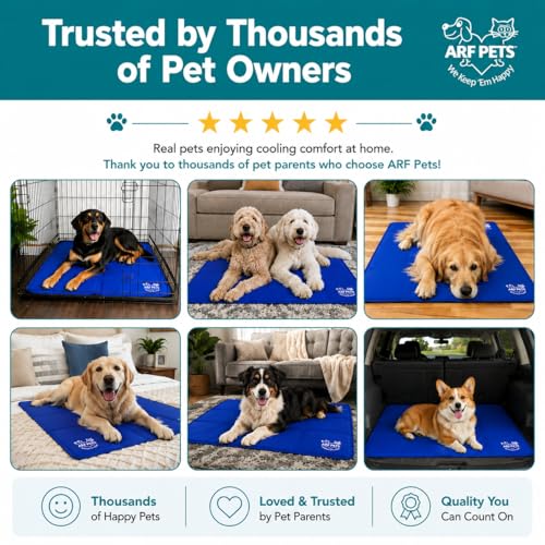 Dog Cooling Mat - Solid Gel Self-Cool Pad | Durable & Non-Toxic - view 3