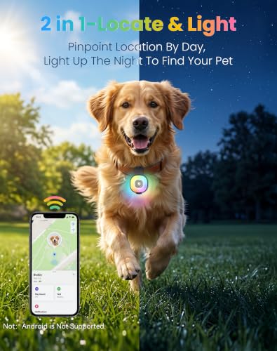 2-in-1 Dog Tracker GPS with LED Light, Pet GPS for Pets,Rechargeable - view 2