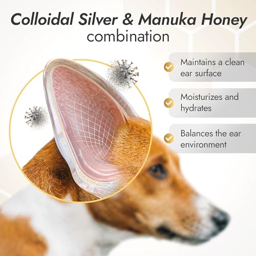 BC+ Dog Ear Cleaner, Manuka Honey 300+ MGO & Colloidal Silver 25 PPM, 2Pack - view 7