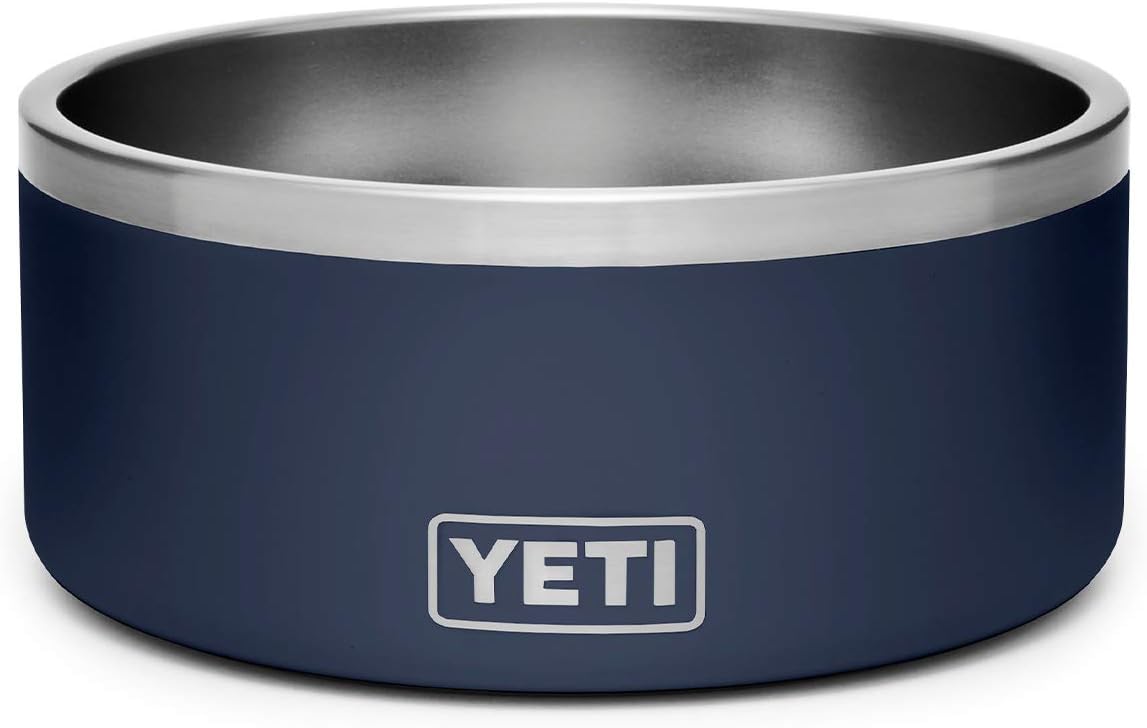Boomer 8, Stainless Steel, Non-Slip Dog Bowl, Holds 64 Ounces