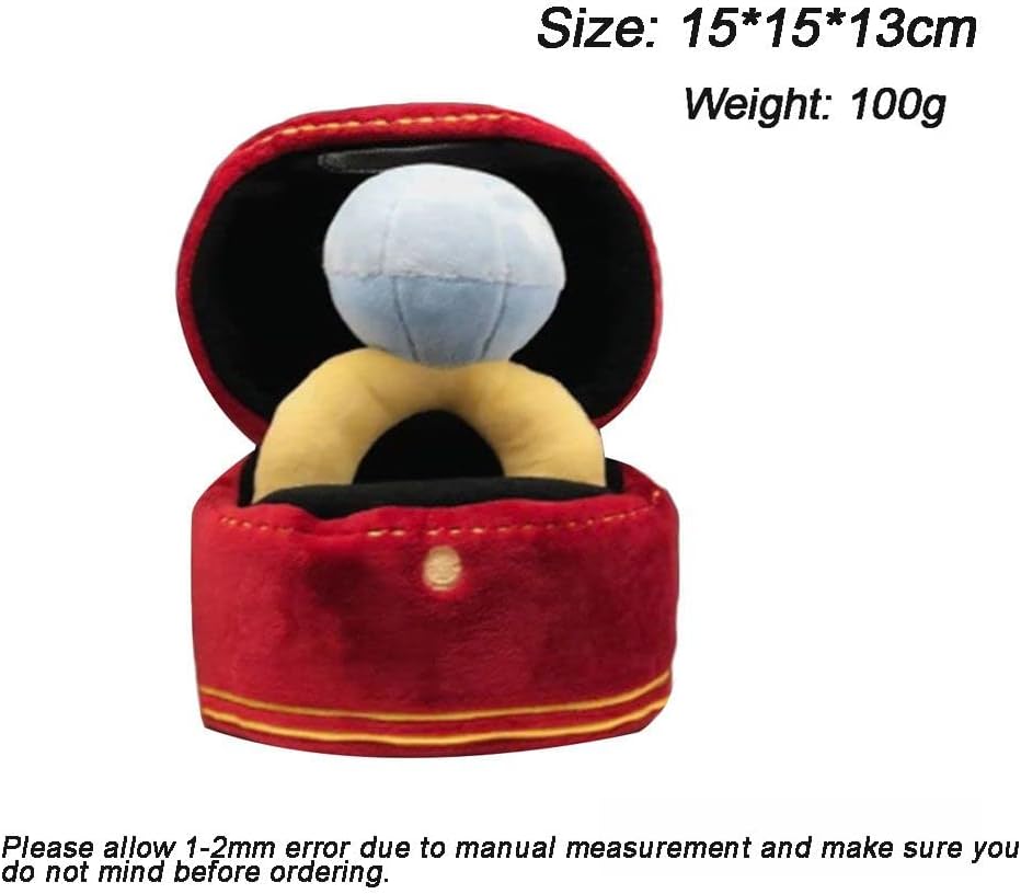 Squeak Plush Toy, Interested Diamond Ring Case, Stuffed Pet Chew Soft Pet Supplies Dog Toy for Dog Wedding - view 7