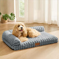 Orthopedic Medium Dog Bed Furry Pet Bed, Washable Cover 30''X20''