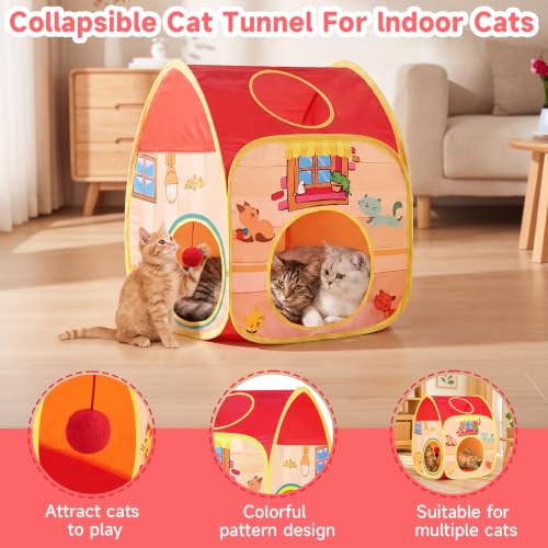 33PCS Cat Toys Variety Pack for Indoor Cats, Kitten Toys Cat Tunnel - view 3