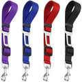 Dog Seat Belt,4 Piece Set Dog Car Adjustable Seatbelts for Vehicle Nylon Pet Safety Heavy Duty & Elastic Car Harness for Dogs