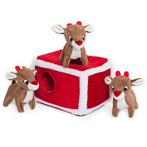 Burrow Interactive Dog & Puppy Toys for Boredom- Reindeer Pen