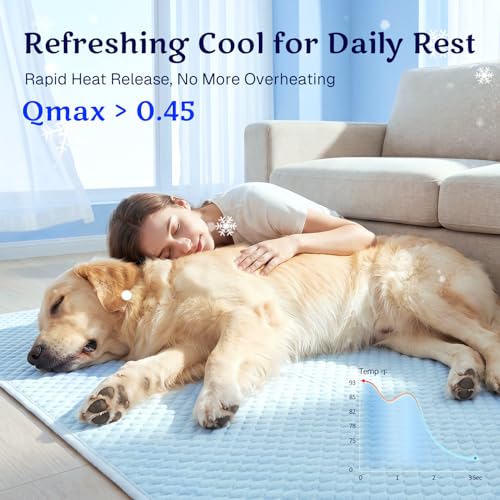 Dog Cooling Mat Instant Pet Cooling Pad Cool Bed for Dogs & Cats - view 3