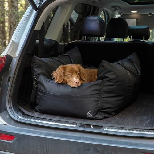 Marco Travel Pet Bed (Black, Double Seater 20.5" x 35.5") - Washable Cover - view 2