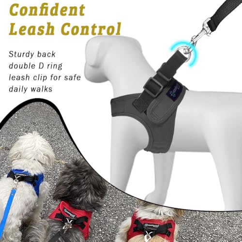 Comfort Fit Dog Harness Soft Padded No Pull Harness with Adjustable Buckles for Small Medium Large Dogs Step in Pet Vest with Easy Control Handle for Walking Jogging Running Training Dogs & Puppies - view 4