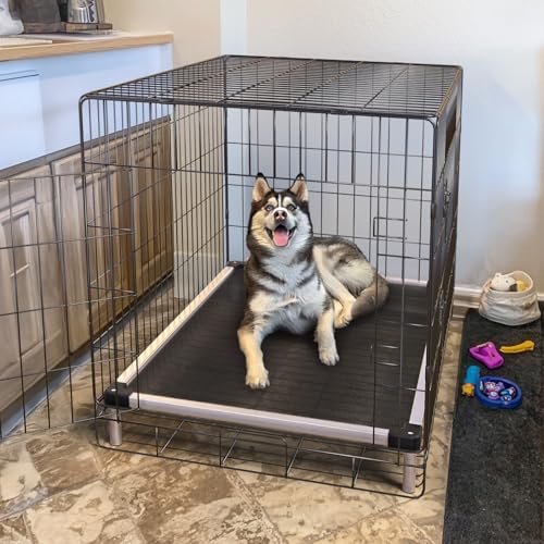 TitanNest Cooling Chew-Proof Elevated Dog Bed for Medium Dogs - view 3