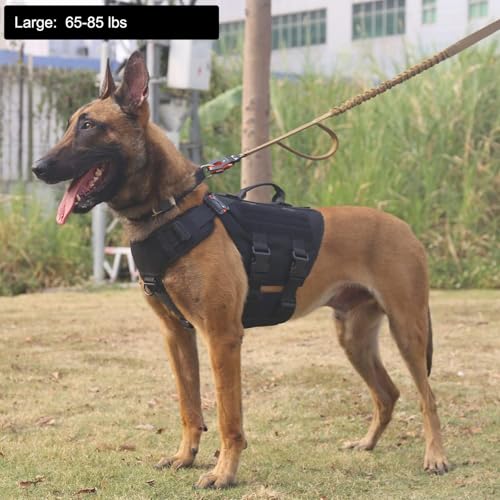 No Pull Tactical Dog Harness for Large Dogs,Adjustable Dog Vest - view 2