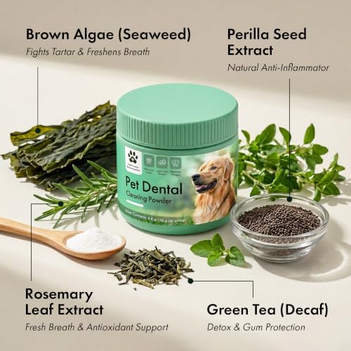 Dog Dental Powder, Dog Teeth Cleaning Breath Freshener - view 3
