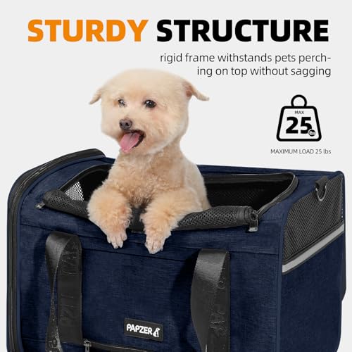 Cat Carrier for Travel, Soft-Sided, Top Loading, Privacy Curtain, to 20 lbs - view 5