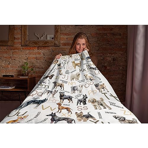 Dog Flannel Fleece Blanket Throw Couch Microfiber Soft Cozy Lightweight Luxury Bed Blanket 40"x30"for Pet - view 5