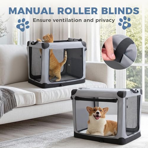 Soft Dog Crate 24 Inch, Small Foldable Outdoor Cat Carrier - view 2
