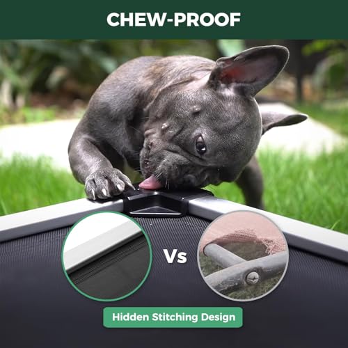 TitanNest Cooling Chew-Proof Elevated Dog Bed for Medium Dogs - view 2