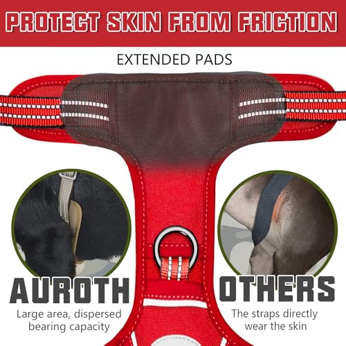 Dog Harness for Large Dogs, No Pull Tactical Dog Vest Heavy Duty - view 3