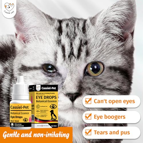 Eye Drops for Eye Infection Treatment, Soothe Infection Allergy, Relieve Dry Eyes & Red Eye，Eye Cleaner and Tear Stain Remover for Dogs and Cats | 10 ml 0.33 FL OZ (1 Bottle) - view 2