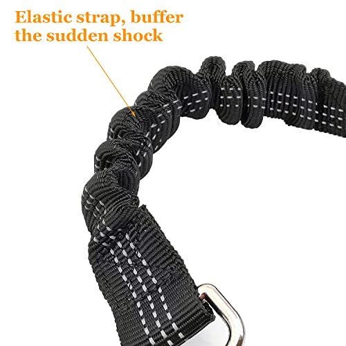 2 Dog Seatbelt Seat Belt Car Harness Leash Travel Accessories Bungee Anti Shock Pet Cat Adjustable Lead Clip Safety Seats Belts Black - view 2