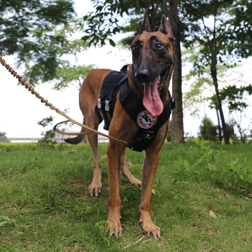 No Pull Tactical Dog Harness for Large Dogs,Adjustable Dog Vest - view 5
