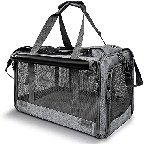 Pet Carrier for Large Cats up to 20lbs Soft-Sided Privacy Protection