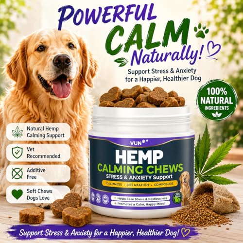 Hemp Calming Chews for Dogs, Advanced Dog Calming Chews melatonin for Dogs - view 2
