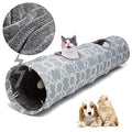 Plush Inside Straight Cat Tunnel Geometric, Diameter 9.8 Inch