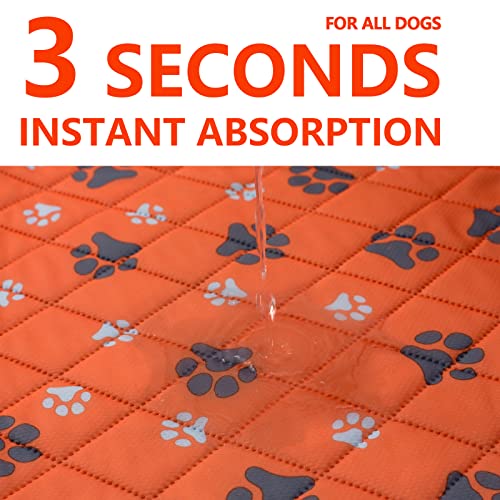 Washable Pee Pad for Dogs of 2Pack Reusable Puppy Non-Slip Pet Training Pads（Pink,31*36"） - view 5