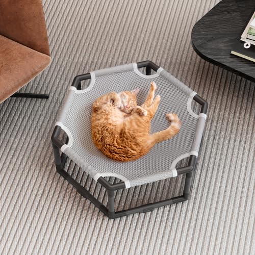 Elevated Cat Hammock Bed, Hexagon Raised Cat Swing Bed Chair Cot - view 5