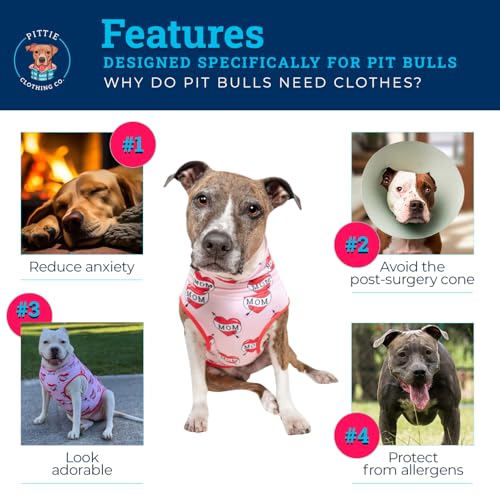 Pittie Clothing Pit Bull Muscle Tee for Dog Breed Dog Shirts Pet Printed Clothes Cool Funny - view 3