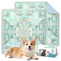 Washable Pee Pads for Dogs, 2 Pack Reusable Puppy Training Pads 31.5"x31.5" Super Absorbent Dog Pee Pad Waterproof Dog Training Pads, Non-Slip Potty Pads, Whelping Pads Blue